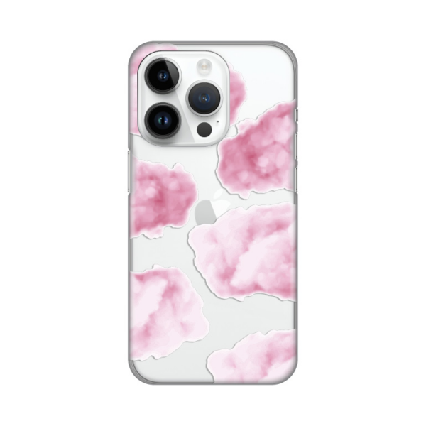 Torbica Silikonska Print Skin za iPhone 14 Pro 6.1 Pink Clouds