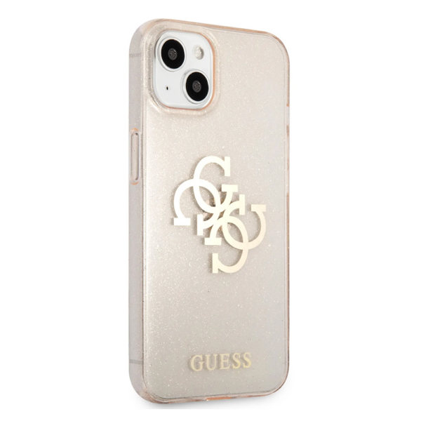 Torbica Guess Hc Glitter Big za iPhone 13 6.1 zlatna ( GUHCP13MPCUGL4GGO)