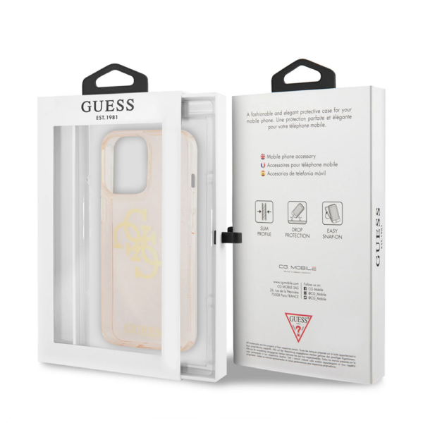 Torbica Guess Hc Glitter Big za iPhone 13 Pro 6.1 zlatna (GUHCP13LPCUGL4GGO)