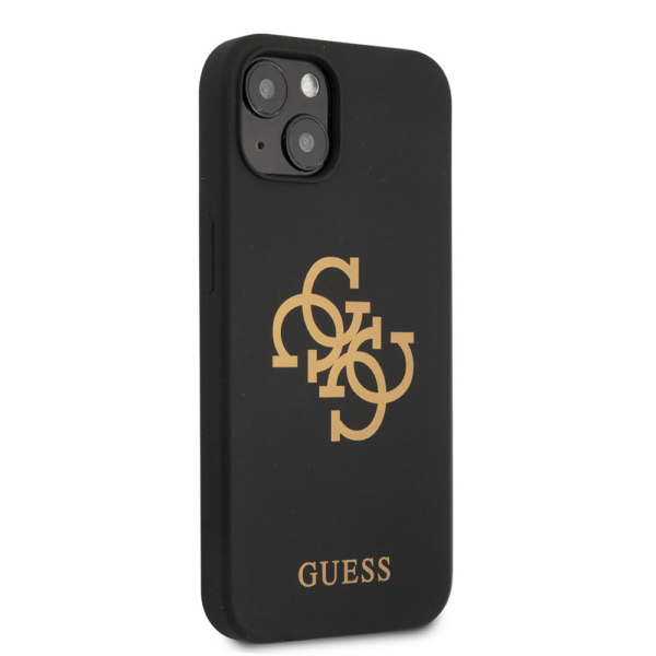 Torbica Guess Hc Silicone za iPhone 13 6.1 crna (GUHCP13MLS4GGBK)