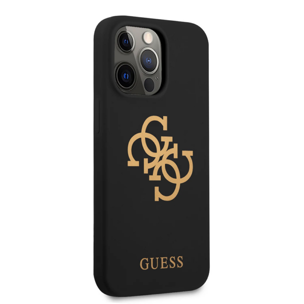 Torbica Guess Hc Silicone za iPhone 13 Pro Max 6.7 crna (GUHCP13XLS4GGBK)