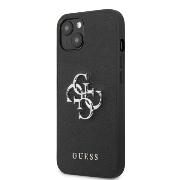 Torbica Guess Saffiano Big za iPhone 13 6.1 crna (GUHCP13MSA4GSBK)