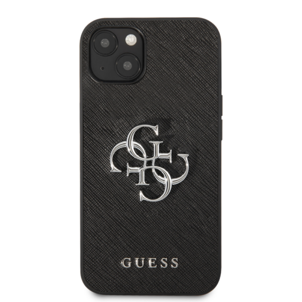 Torbica Guess Saffiano Big za iPhone 13 6.1 crna (GUHCP13MSA4GSBK)