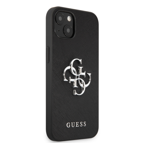 Torbica Guess Saffiano Big za iPhone 13 6.1 crna (GUHCP13MSA4GSBK)