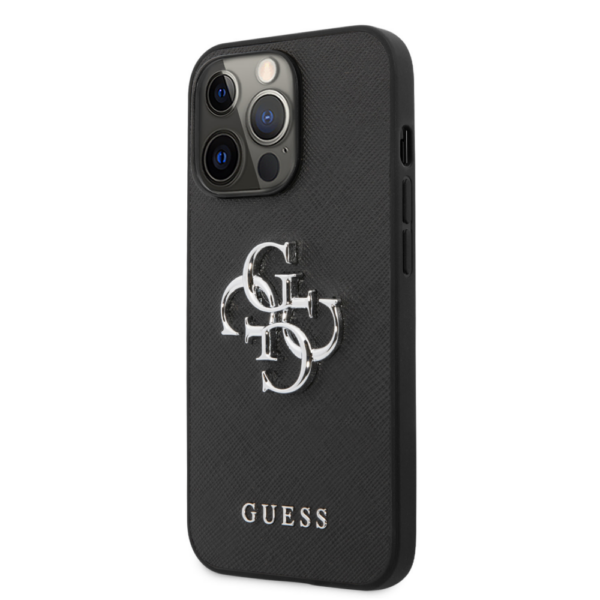 Torbica Guess Saffiano Big za iPhone 13 Pro 6.1 crna (GUHCP13LSA4GSBK)