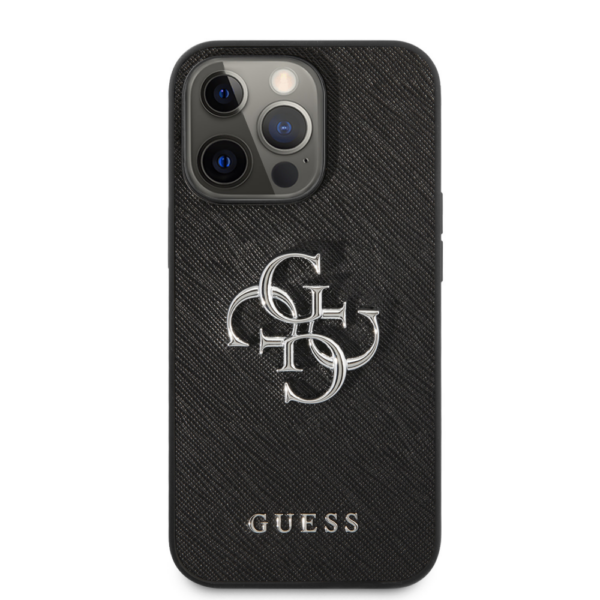 Torbica Guess Saffiano Big za iPhone 13 Pro 6.1 crna (GUHCP13LSA4GSBK)