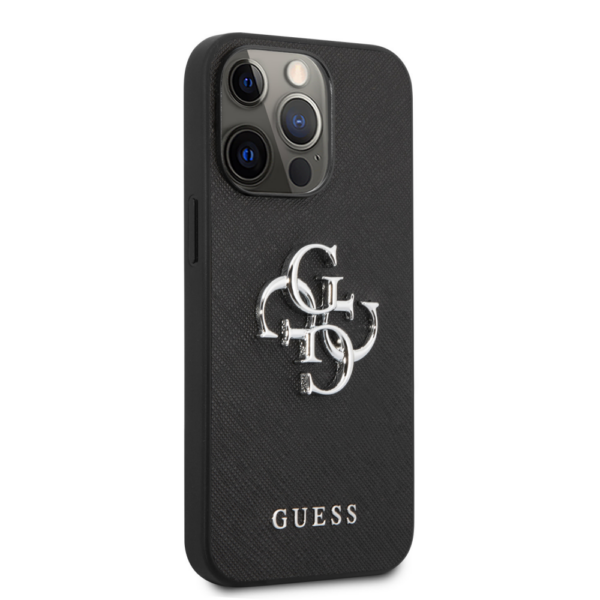 Torbica Guess Saffiano Big za iPhone 13 Pro 6.1 crna (GUHCP13LSA4GSBK)