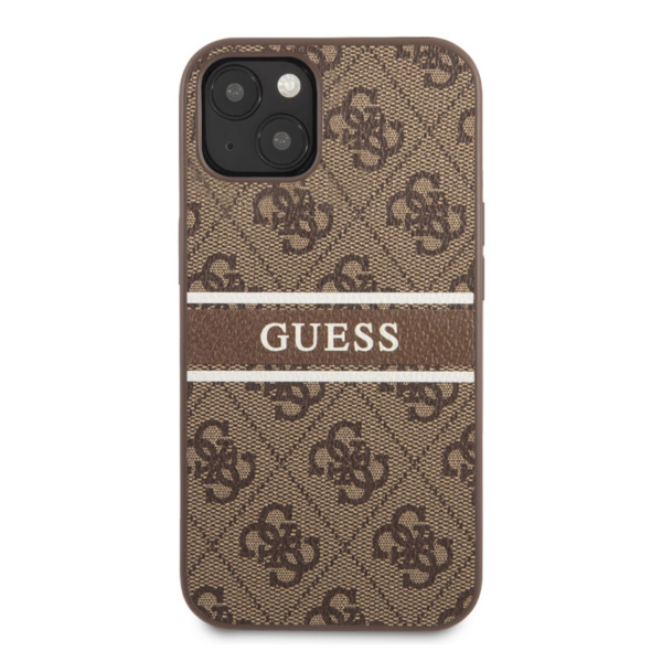 Torbica Guess Stripe za iPhone 13 6.1 braon (GUHCP13M4GDBR)