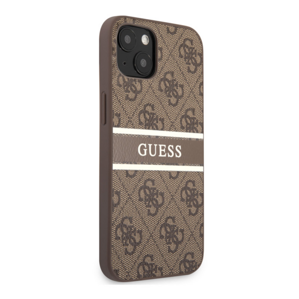 Torbica Guess Stripe za iPhone 13 6.1 braon (GUHCP13M4GDBR)