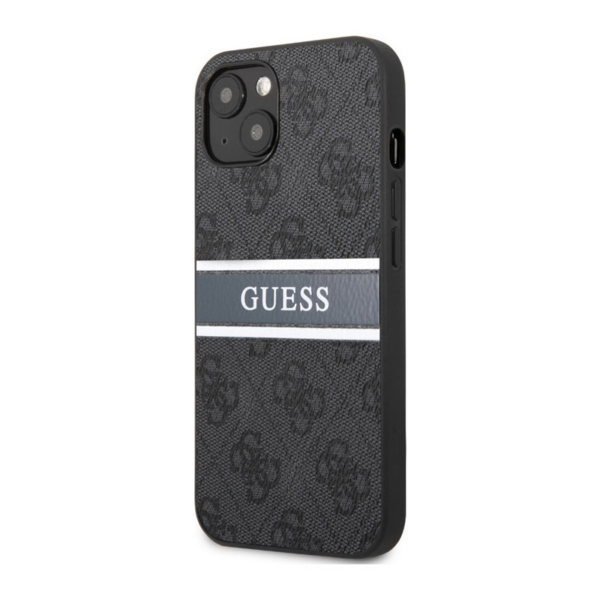 Torbica Guess Stripe za iPhone 13 6.1 siva (GUHCP13M4GDGR)