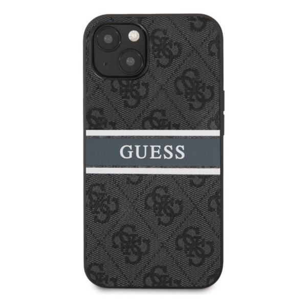 Torbica Guess Stripe za iPhone 13 6.1 siva (GUHCP13M4GDGR)