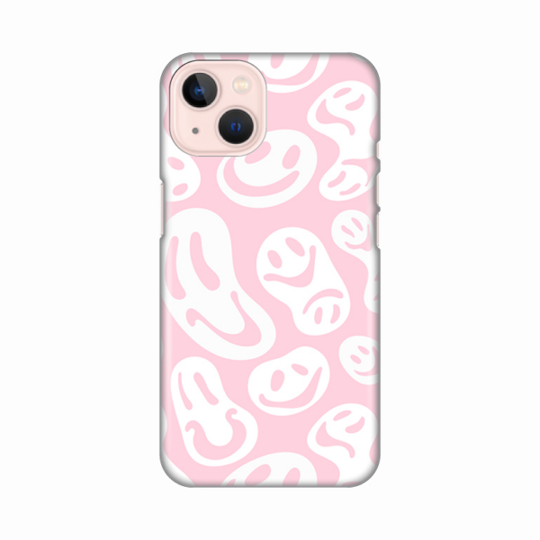 Torbica Silikonska Print za iPhone 13 6.1 Pink Smiles