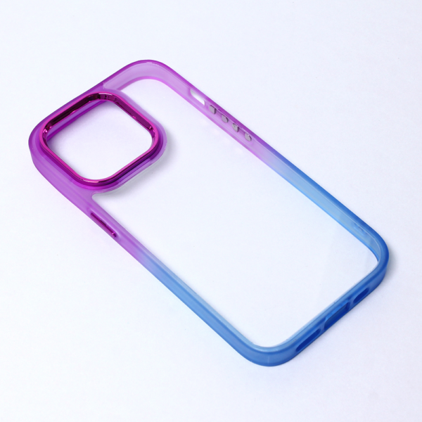 Torbica Colorful Acrylic za iPhone 14 Pro 6.1 ljubicasta