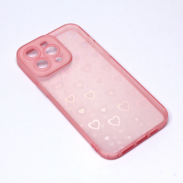 Torbica Heart Color IMD za iPhone 14 Pro Max 6.7 roze