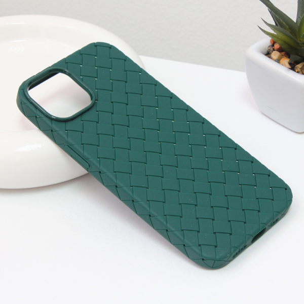 Torbica Weave case za iPhone 13 6.1 zelena