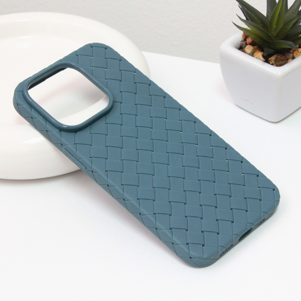 Torbica Weave case za iPhone 14 6.1 Pro svetlo zelena