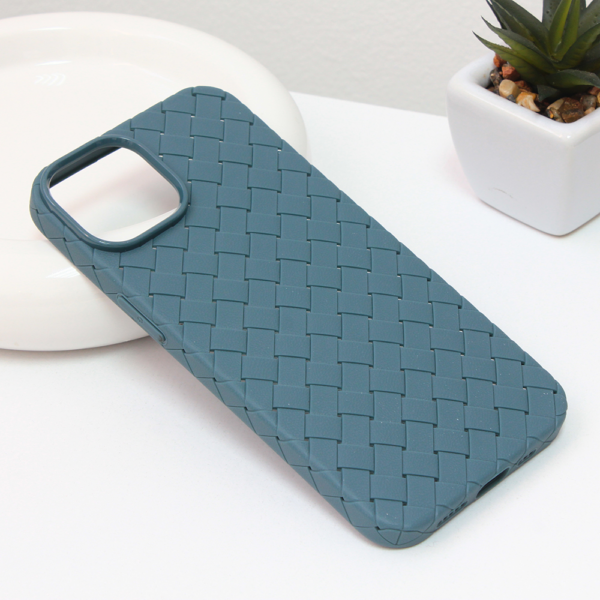 Torbica Weave case za iPhone 14 6.1 svetlo zelena