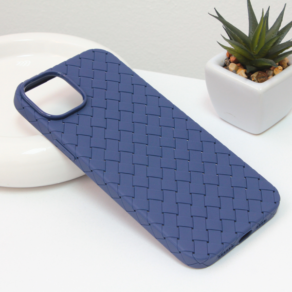 Torbica Weave case za iPhone 14 Plus 6.7 plava