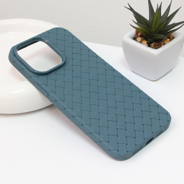 Torbica Weave case za iPhone 14 Pro Max 6.7 svetlo zelena