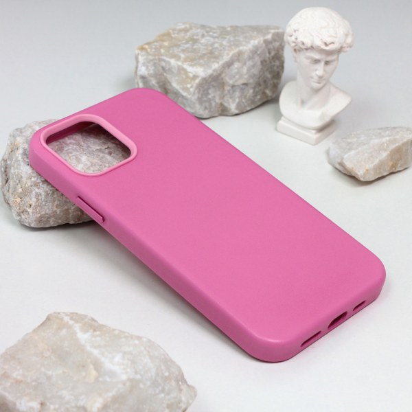 Torbica Beautiful Shine Leather iPhone 12 6.1 roze