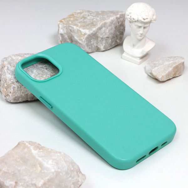 Torbica Beautiful Shine Leather iPhone 14 6.1 mint