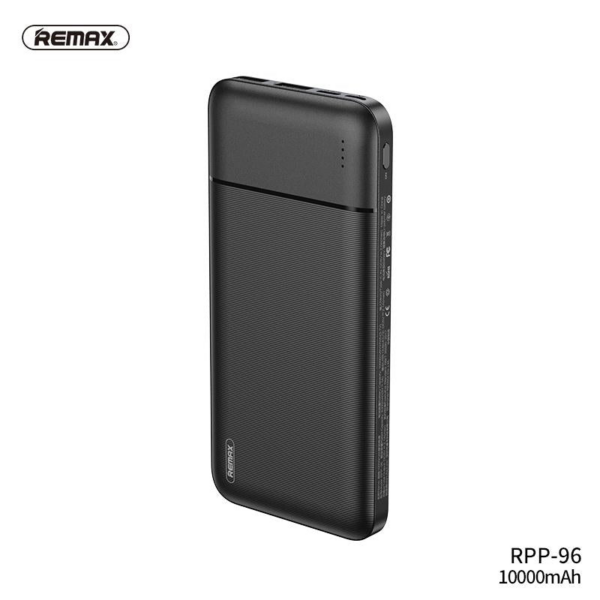 Back up baterija REMAX Lango RPP-96 2USB 10000mAh crna