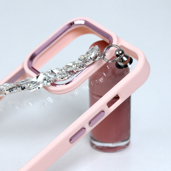 Torbica Chain za iPhone 14 Pro 6.1 roze