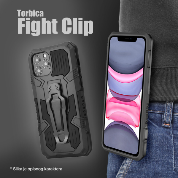 Torbica Fight Clip za iPhone 14 6.1 crna