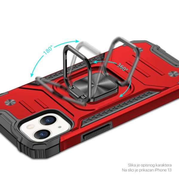 Torbica Hard Border Ring za iPhone 14 Plus 6.7 plava