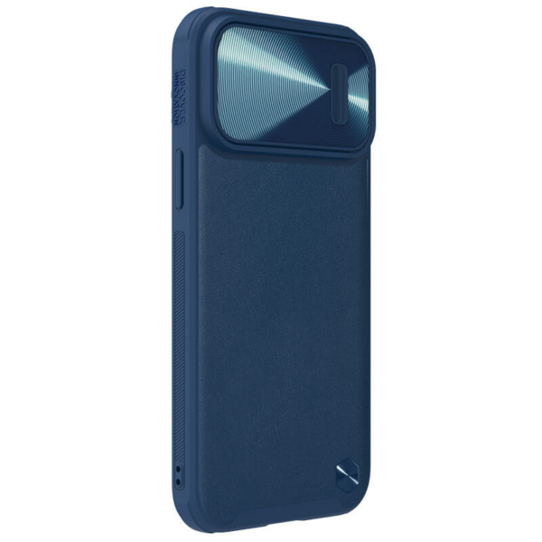 Torbica Nillkin CamShield Leather S za iPhone 14 Pro 6.1 plava