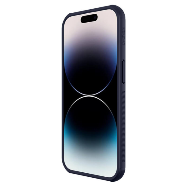 Torbica Nillkin Scrub Pro za iPhone 14 Pro Max 6.7 ljubicasta (sa otvorom za logo)