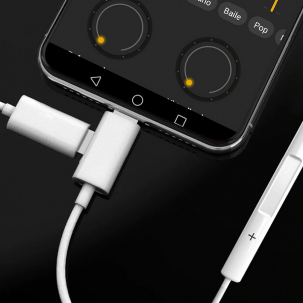 Slusalice sa adapterom za punjenje JH-015 za iPhone lightning bele HQ