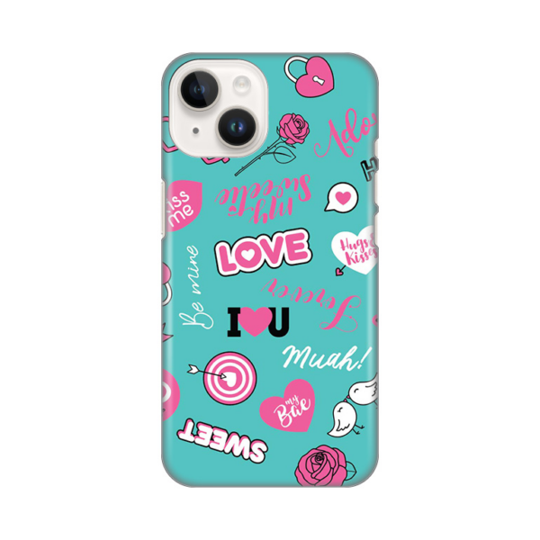 Torbica Silikonska Print za iPhone 14 6.1 Love