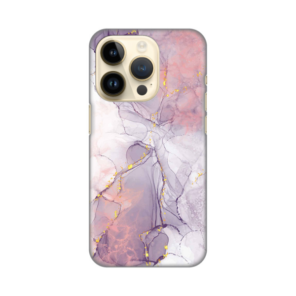 Torbica Silikonska Print za iPhone 14 Pro 6.1 Pink Marble