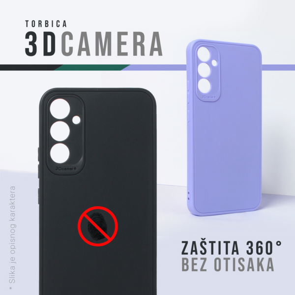 Torbica 3D Camera za iPhone 12 6.1 crna