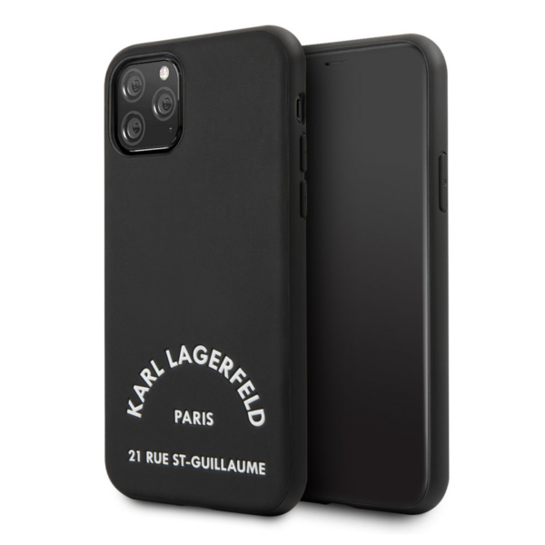 Torbica Karl Lagerfeld PU Leather ST Guillame za iPhone 11 Pro Max 6.5 crna (KLHCN65NYBK)