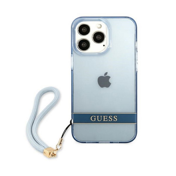 Torbica Guess Hc PC/TPU Translucent za iPhone 13 Pro Max 6.7 plava (GUHCP13XHTSGSB)