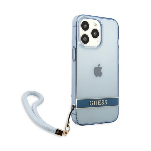 Torbica Guess Hc PC/TPU Translucent za iPhone 13 Pro Max 6.7 plava (GUHCP13XHTSGSB)