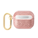Torbica Guess za Airpods 3 PU Glitter Flake pink (GUA3HGGSHP) - Slika 2