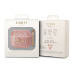 Torbica Guess za Airpods 3 PU Glitter Flake pink (GUA3HGGSHP) - Slika 3