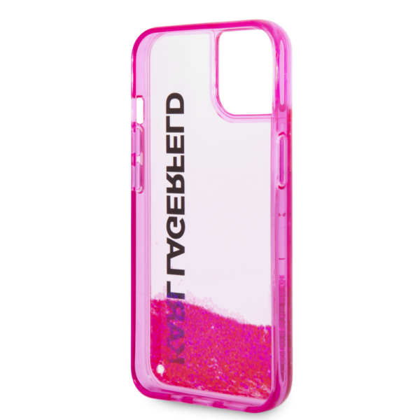 Torbica Karl Lagerfeld Hc Liquid Glitter Elong za iPhone 11 6.1 pink ( KLHCN61LCKVF)