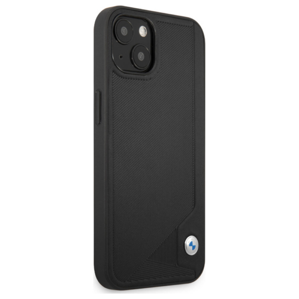 Torbica BMW Hc Leather Deboss za iPhone 13 6.1 crna (BMHCP13MRCDPK)