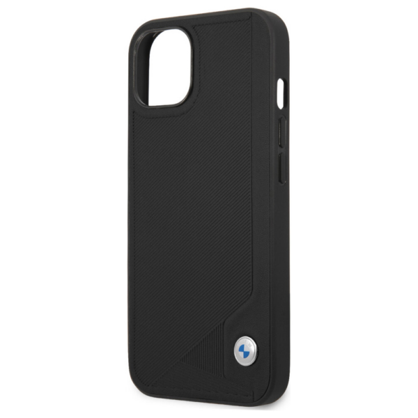 Torbica BMW Hc Leather Deboss za iPhone 13 6.1 crna (BMHCP13MRCDPK)