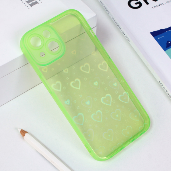 Torbica Heart Color IMD za iPhone 14 6.1 svetlo zelena