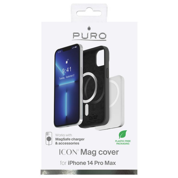 Torbica Puro ICON Mag za iPhone 14 Pro Max 6.7 crna