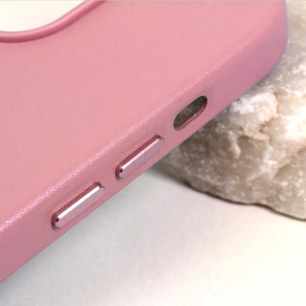 Torbica Beautiful Shine Leather iPhone 14 Plus 6.7 roze