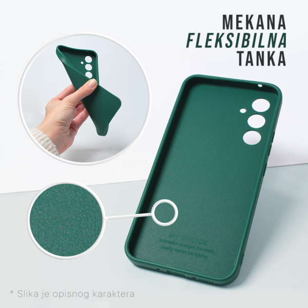 Torbica 3D Camera za iPhone 14 6.1 tamno zelena