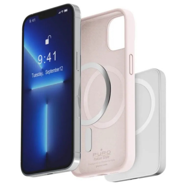 Torbica Puro ICON Mag za iPhone 14 Plus 6.7 roze