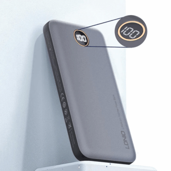 Back up baterija LDNIO P10, 10000mAh, 37Wh, 5V, 2.1A, LED display crna