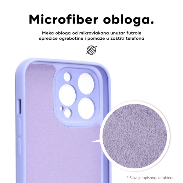 Torbica Teracell Soft Velvet za iPhone 11 6.1 ljubicasta